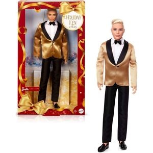 Barbie Signature 2025 Holiday Ken Doll Blonde Mattel Brand New In Box